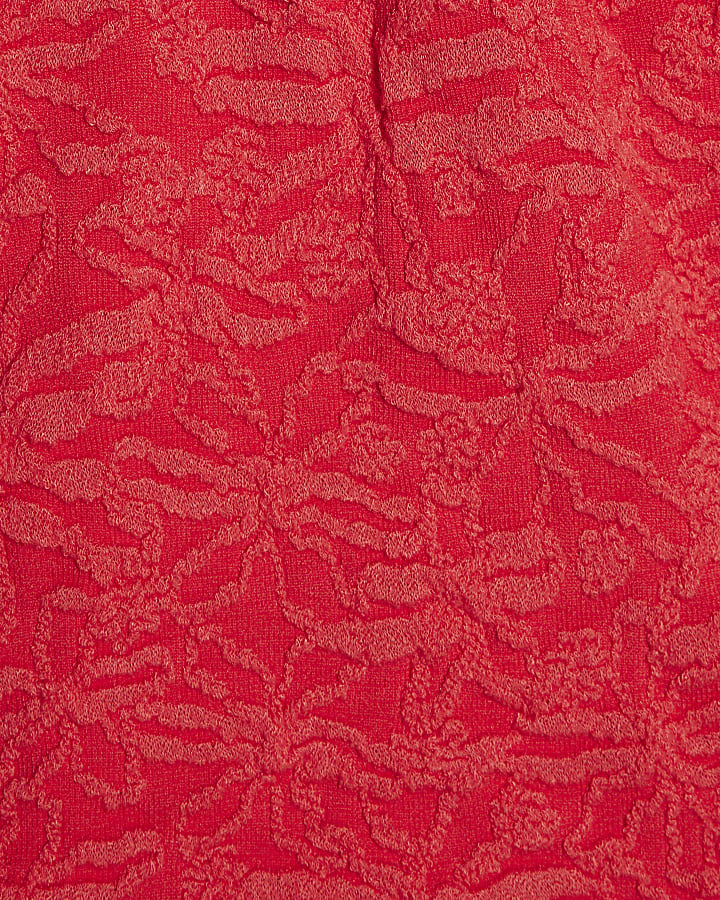 Red Lace Seamless Cami
