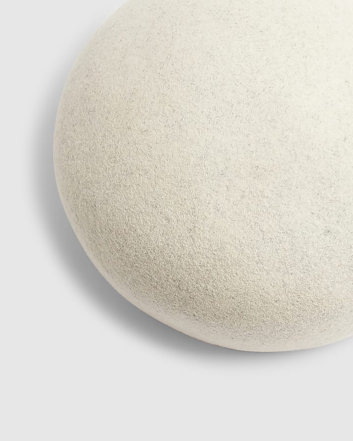 Cream Wool Pill Box Hat