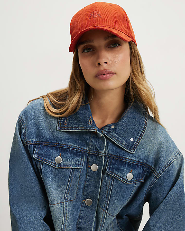 Orange Corduroy RI Cap