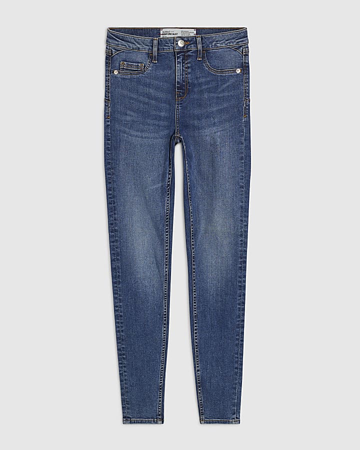 Blue Molly Sculpt Skinny Jeans
