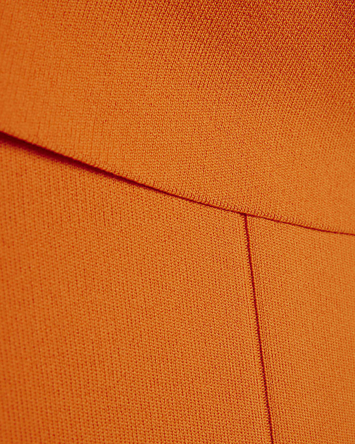 Orange One Shoulder Bardot Top