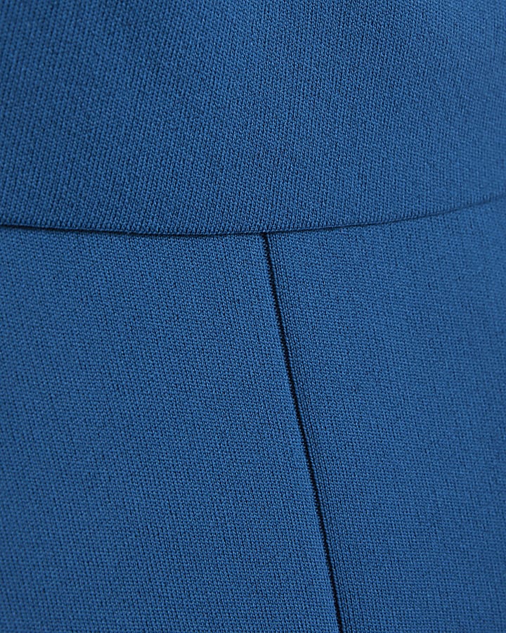 Blue One Shoulder Bardot Top