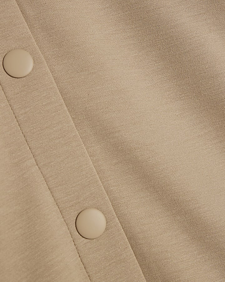Beige Premium Short Sleeve Polo Shirt