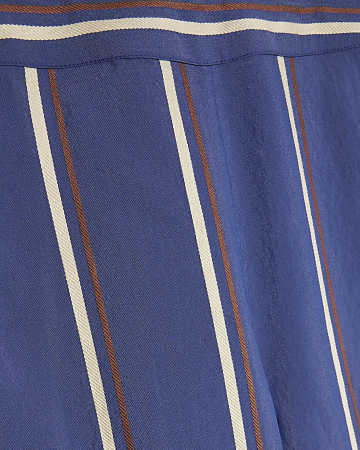 Blue Stripe Culottes