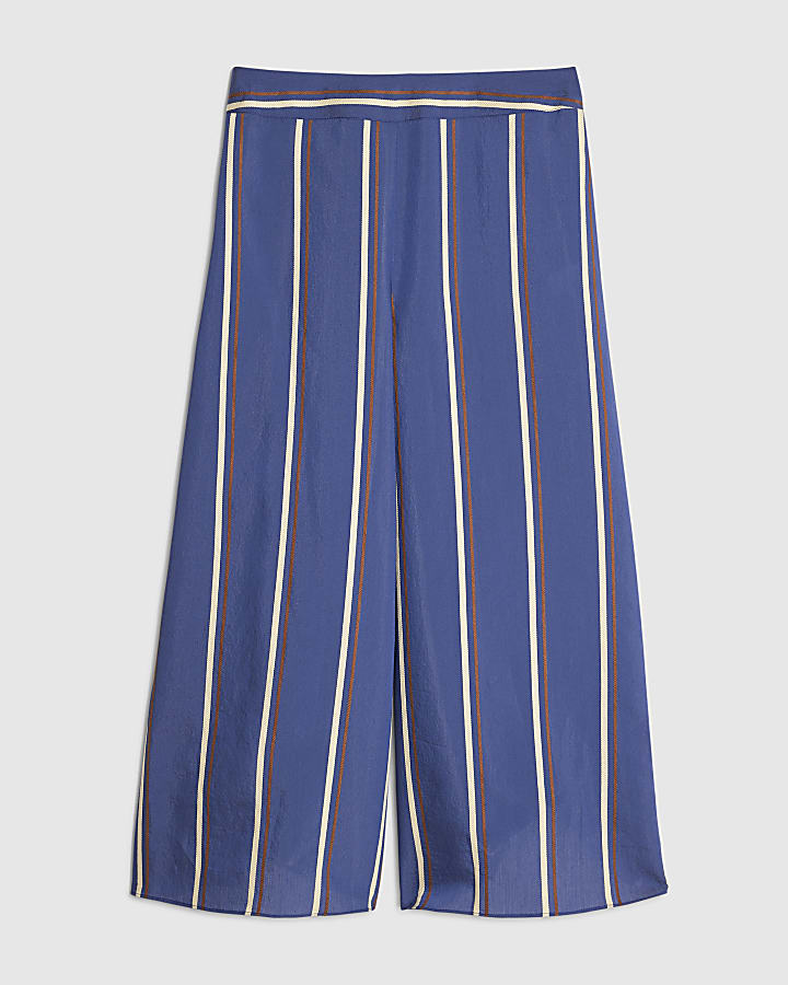 Blue Stripe Culottes