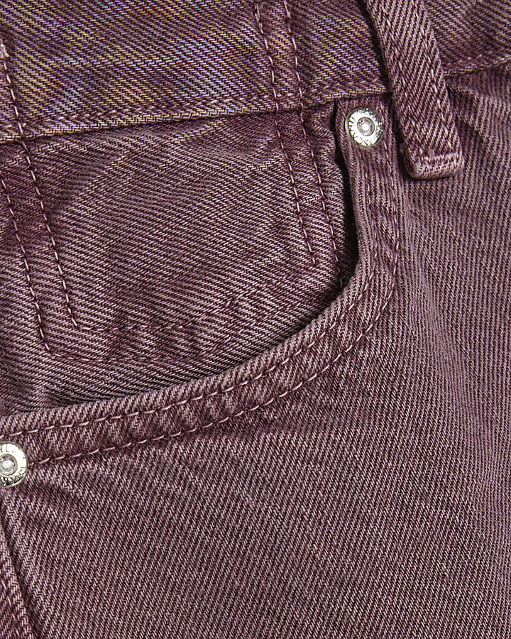 Pink Twist Seam Barrel Leg Jeans