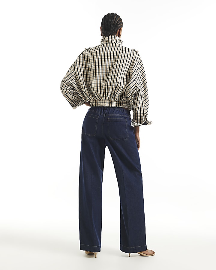 Blue Wide Leg PJ Pant Jeans