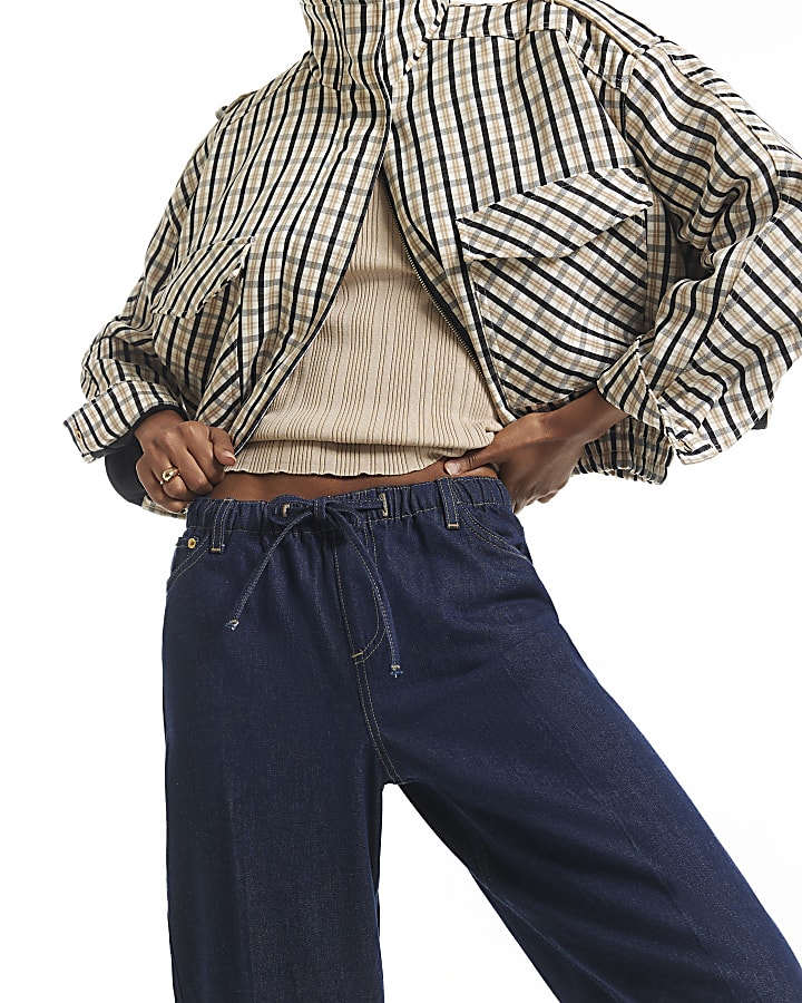 Blue Wide Leg PJ Pant Jeans