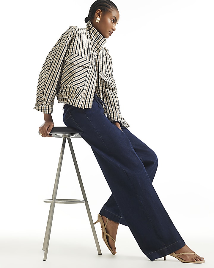 Blue Wide Leg PJ Pant Jeans