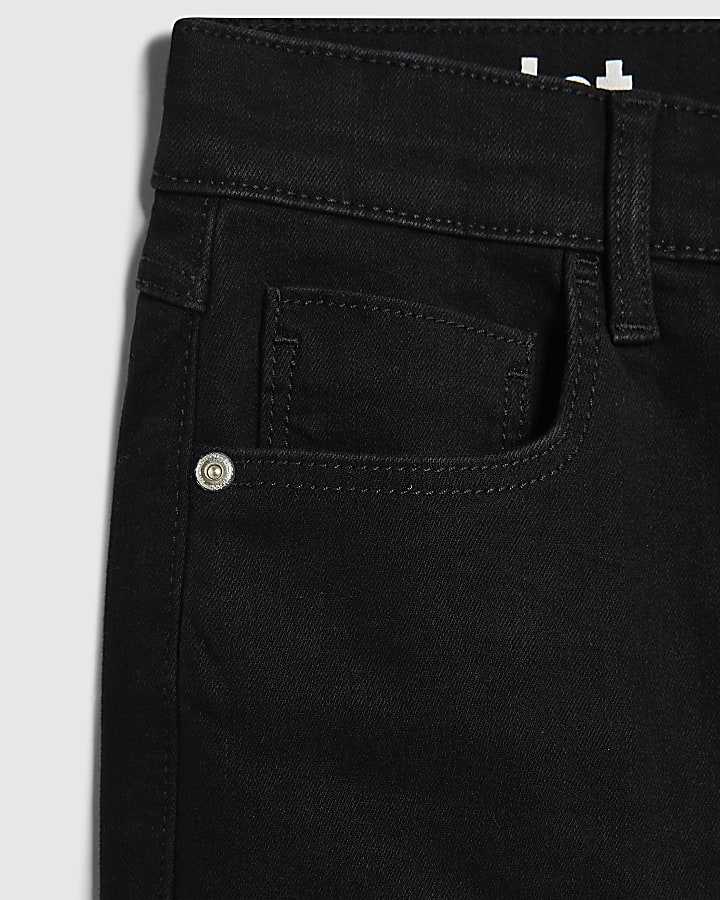 Black High Waisted Sculpt Flare Leg Jeans