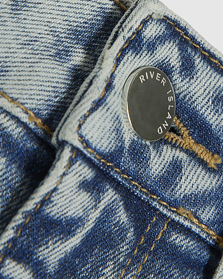Petite Blue Washed Cigarette Jeans