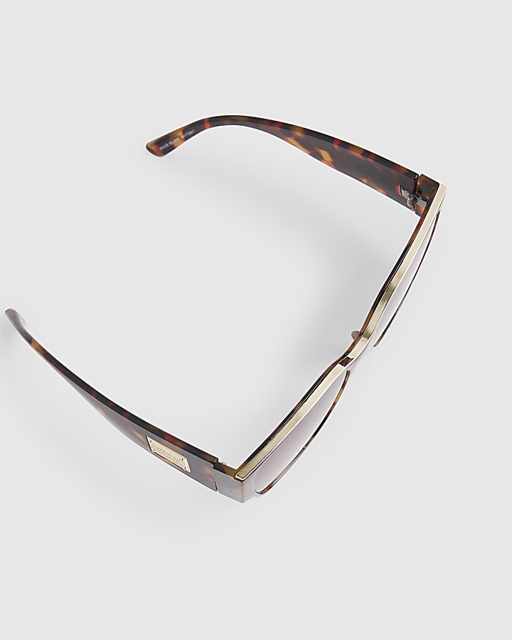 Tortoise Visor Top Bar Sunglasses