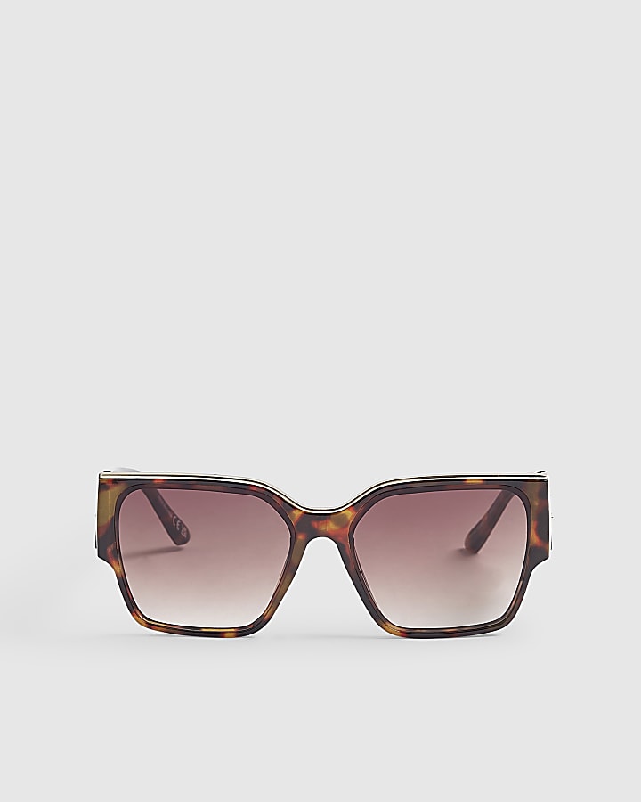 Tortoise Visor Top Bar Sunglasses