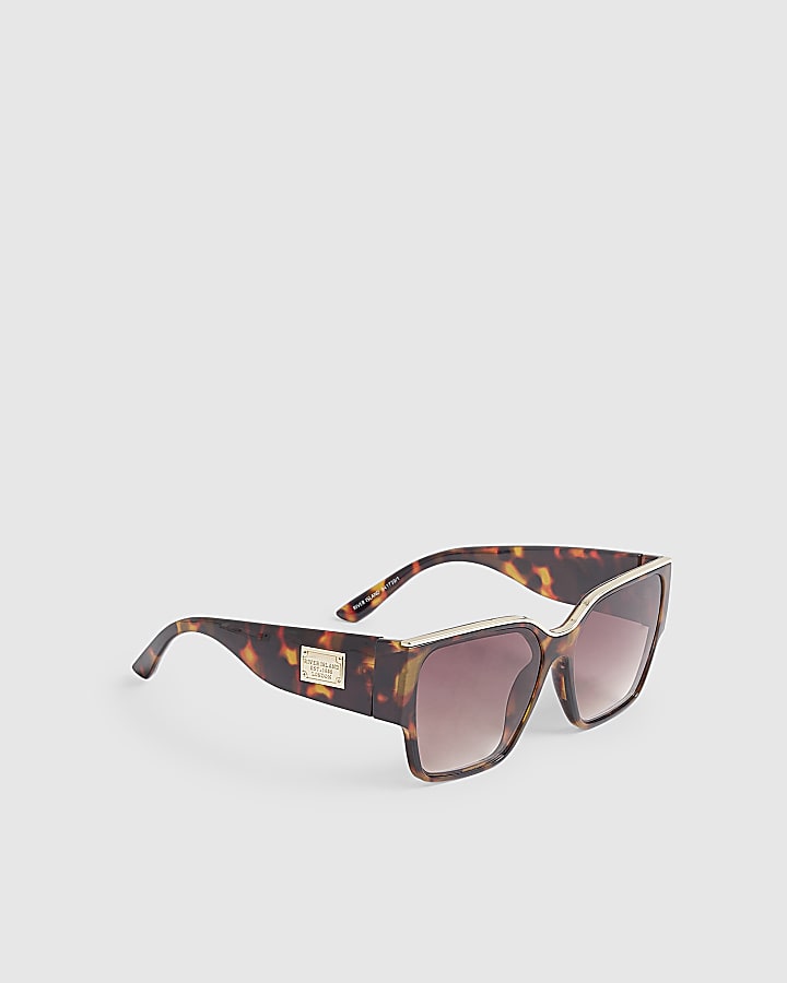 Tortoise Visor Top Bar Sunglasses