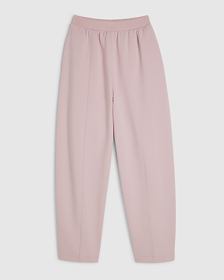 Pink Premium Barrel Leg Joggers