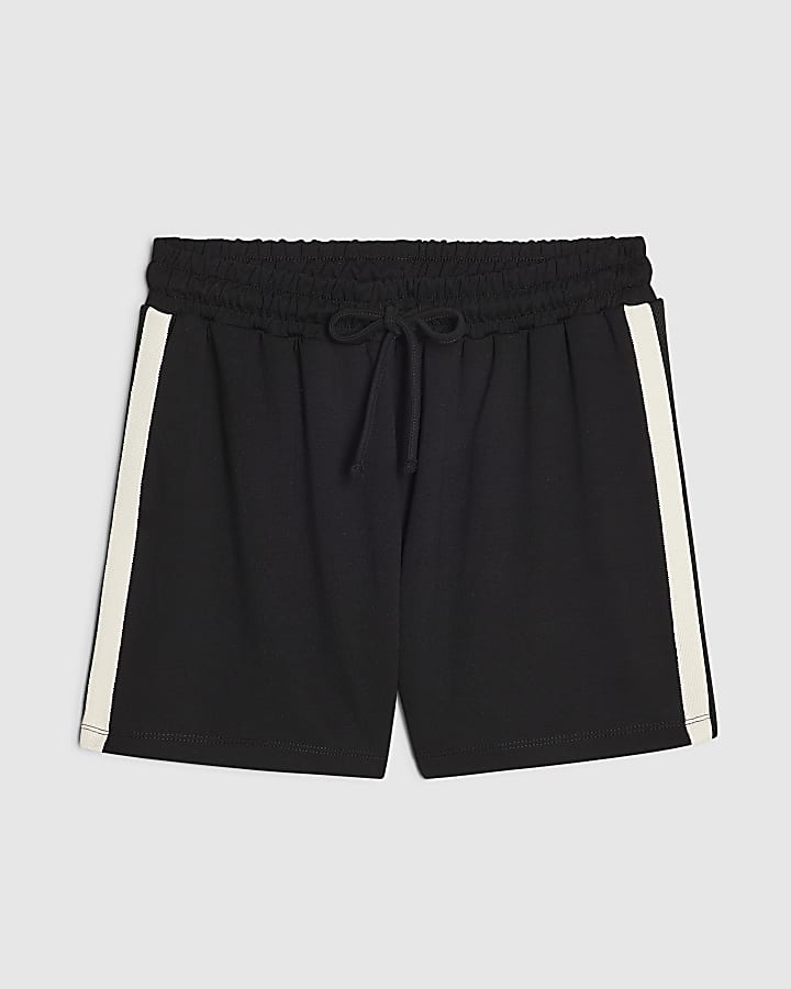 Black Premium Taped Shorts