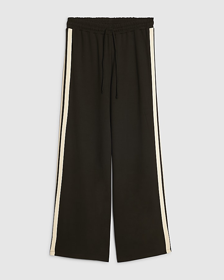 Black Premium Tape Joggers