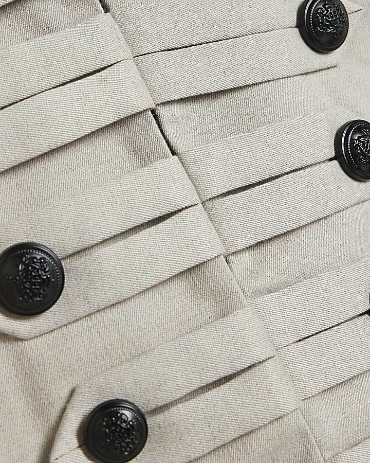Beige Military Jacket