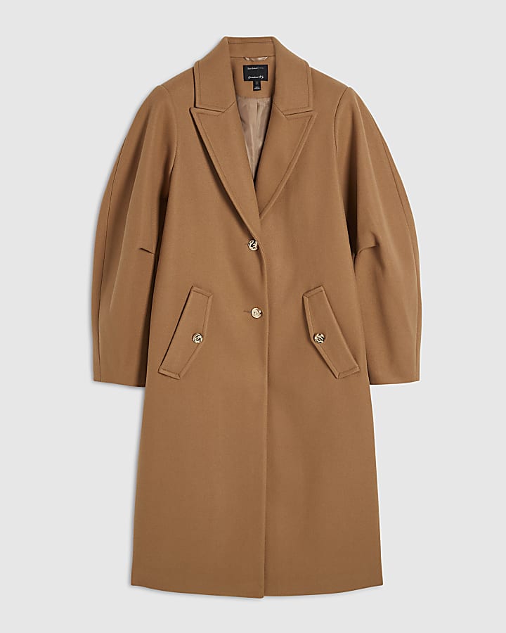 Brown Longline Coat