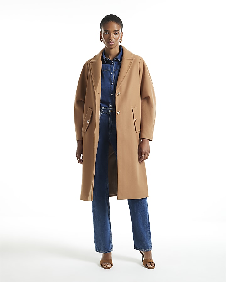 Brown Longline Coat