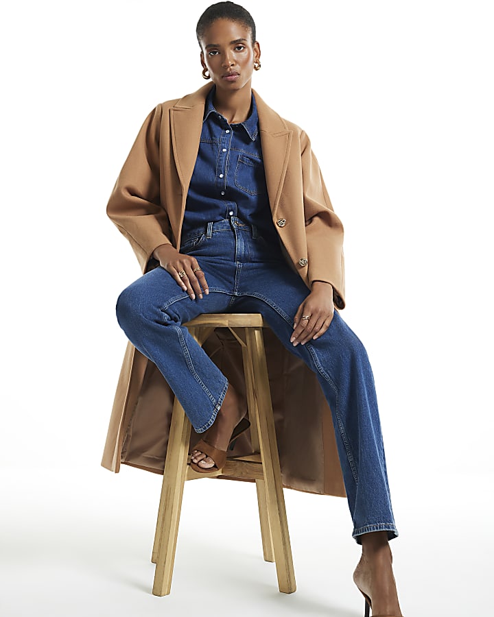 Brown Longline Coat