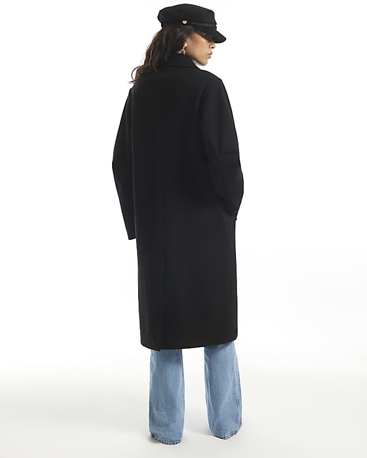 Black Longline Coat