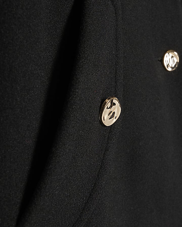 Black Longline Coat