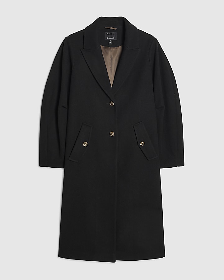 Black Longline Coat