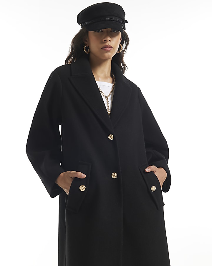 Black Longline Coat