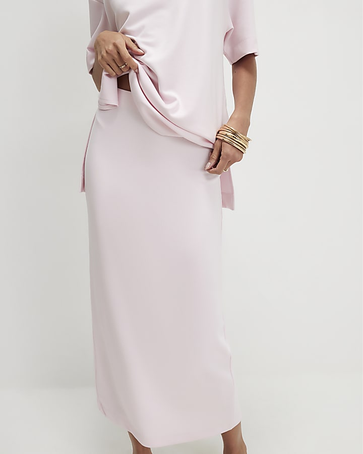 Pink Premium Maxi Skirt