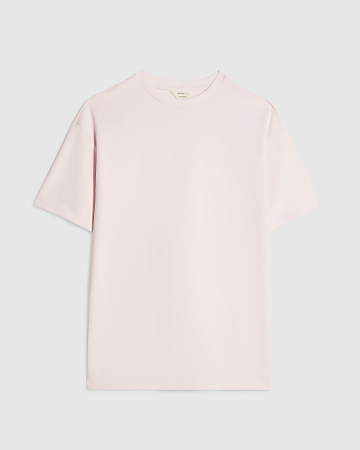 Pink Premium Short Sleeve Oversized T-Shirt