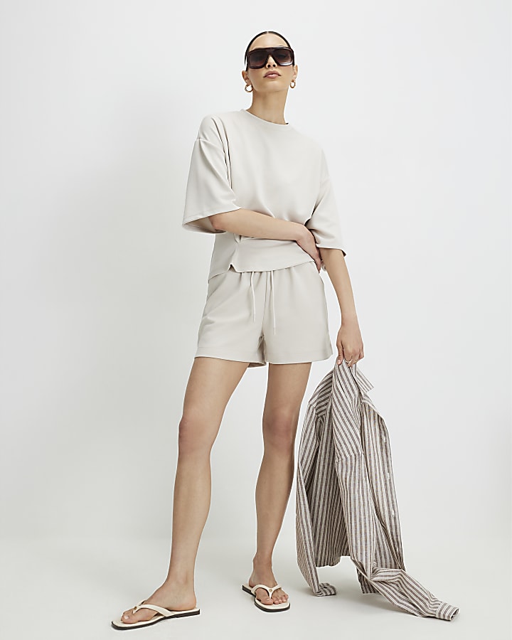 Beige Premium Shorts
