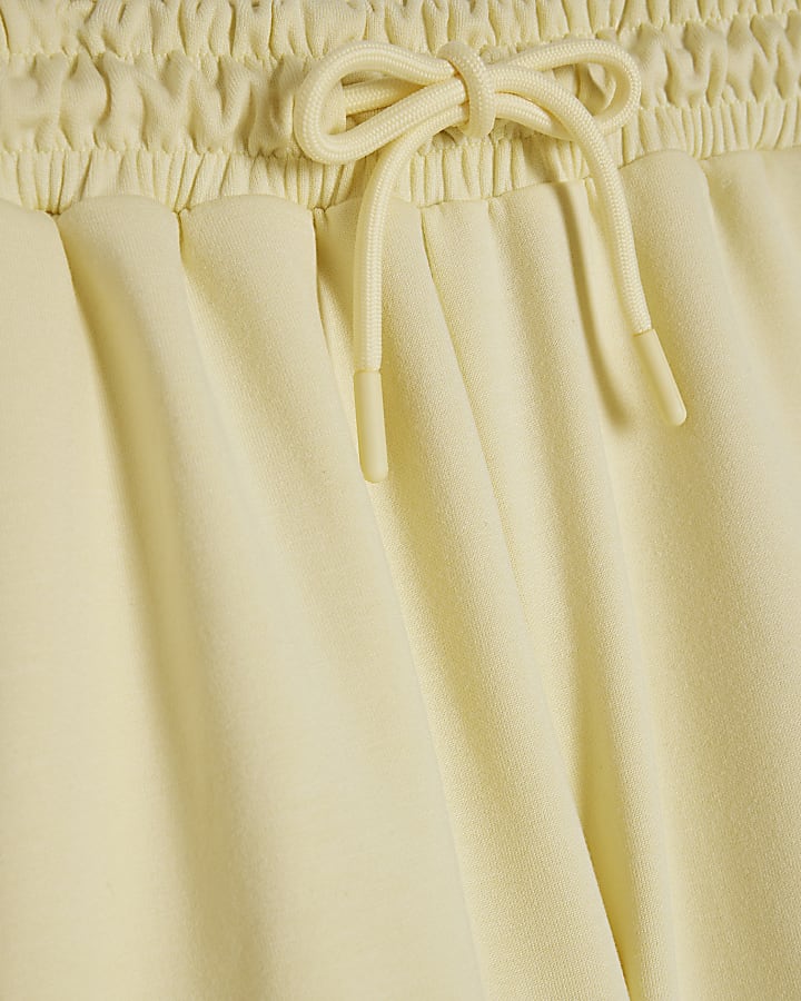 Yellow Drawstring Shorts