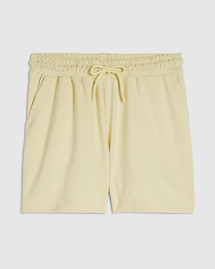Yellow Drawstring Shorts