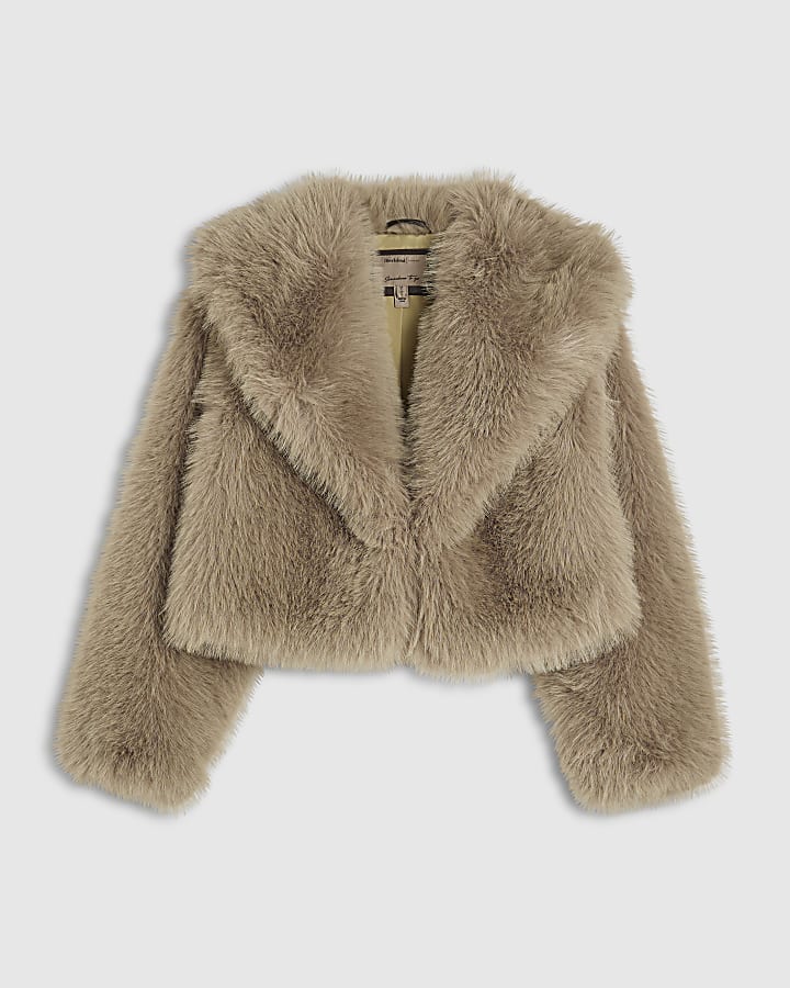 Green Faux Fur Jacket