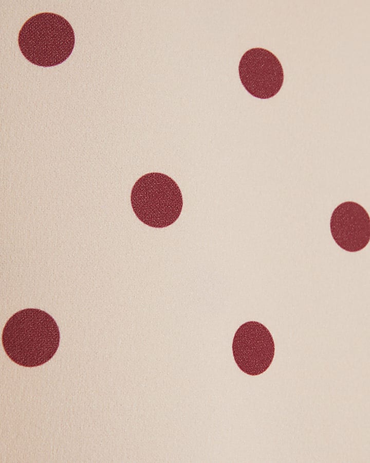 Pink Spot Wide Leg Trousers