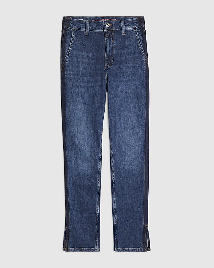 Blue 2 Tone Cigarette Jeans