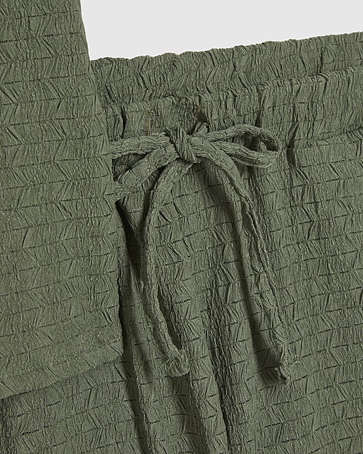 Green T-Shirt and Shorts Set