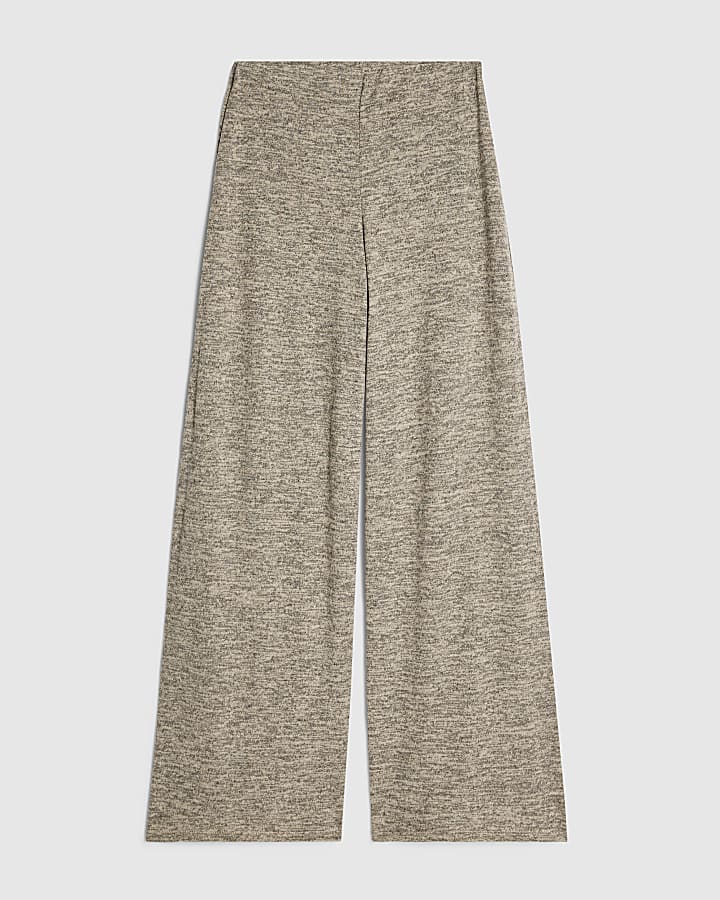 Grey Wide Leg Trousers
