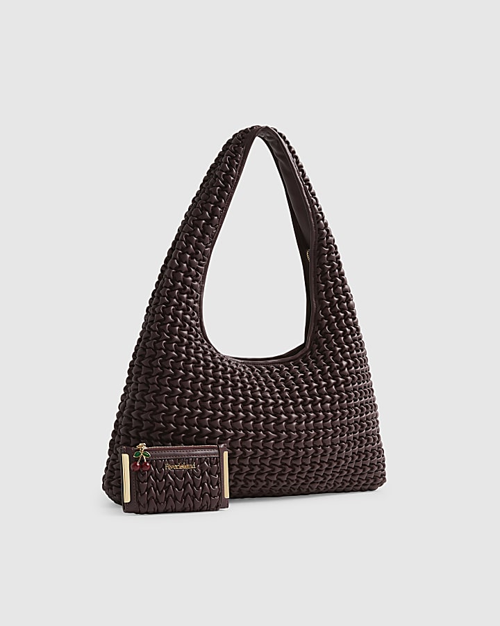 Red Scrunch Shoulder Bag Bundle