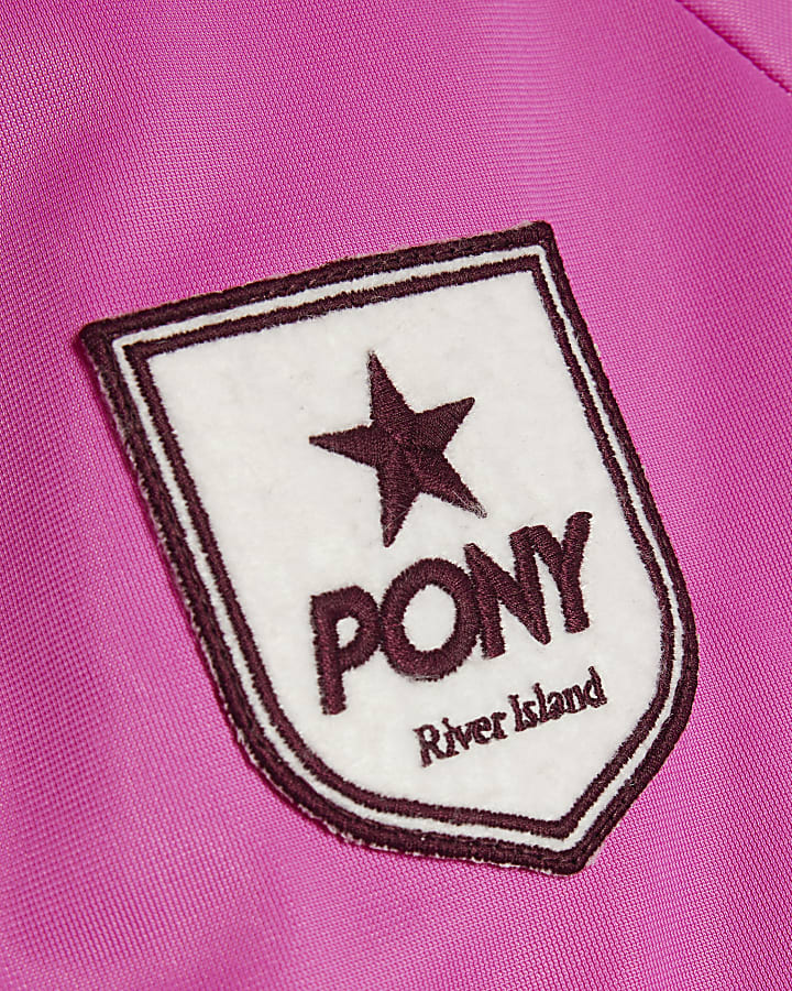 Pink Pony Jersey Track Top