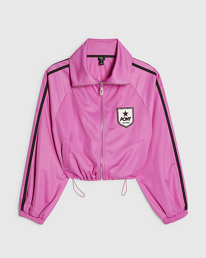Pink Pony Jersey Track Top
