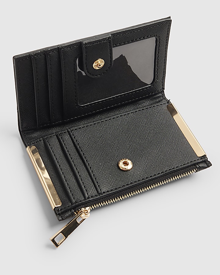 Black Monogram Embossed Messenger Bundle