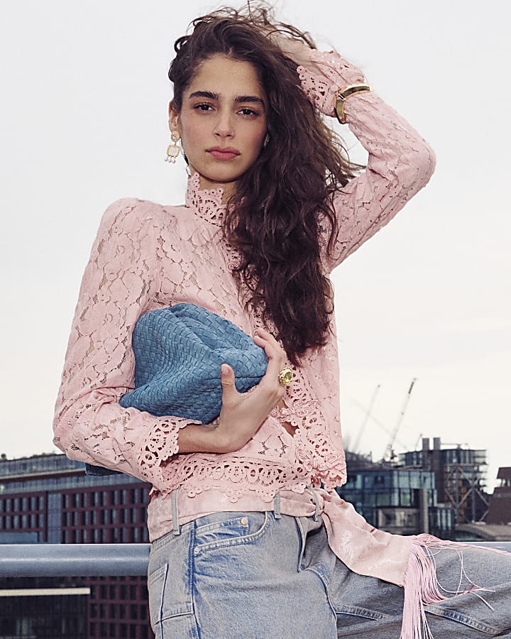 Pink Lace Drummer Jacket