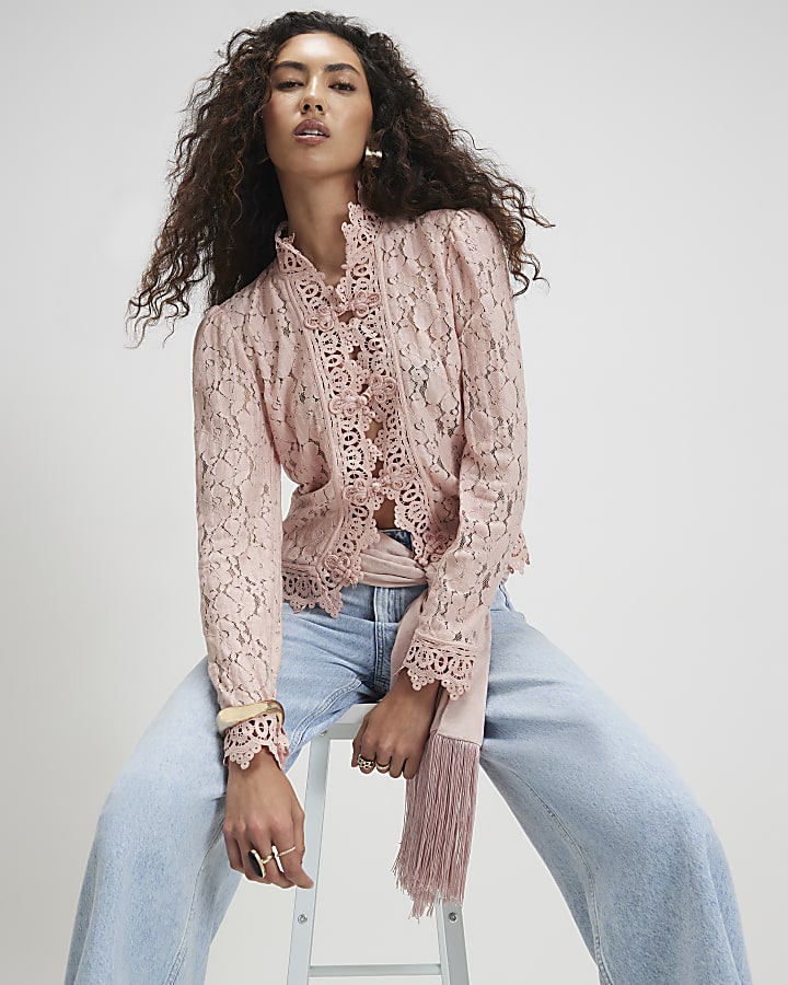 Pink Lace Drummer Jacket