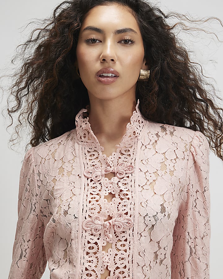 Pink Lace Drummer Jacket