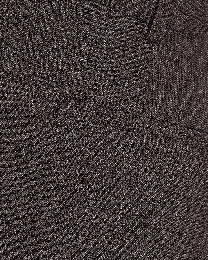 Brown Barrel Leg Trousers