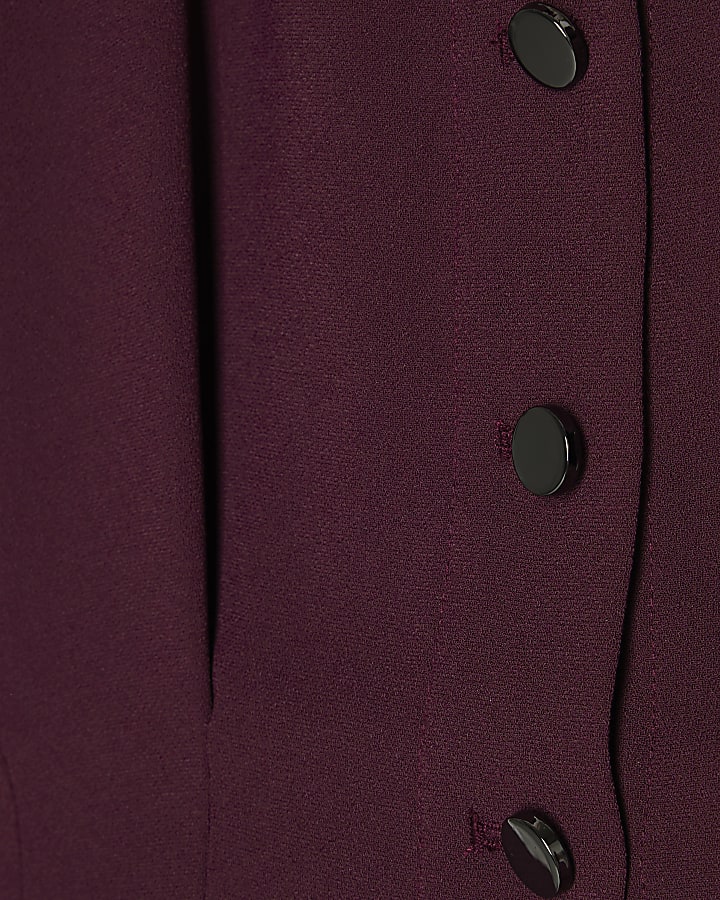 Red Crepe Shirt