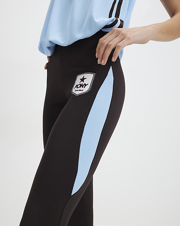 Brown Pony Capri Leggings