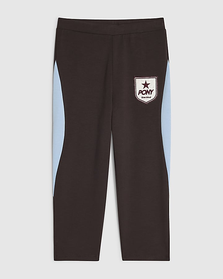 Brown Pony Capri Leggings